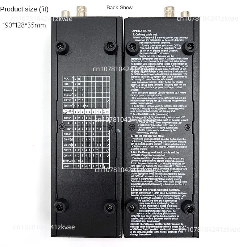 CT-88อิสระมัลติฟังก์ชั่นเกจสายสัญญาณเครื่องวัดลวด HDM เสียงอัตโนมัติ