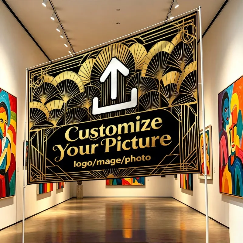 Custom Advertising Flags Customized For Halloween And Easter Holiday Festive Improve Brand Recognition For Advertising Promotion