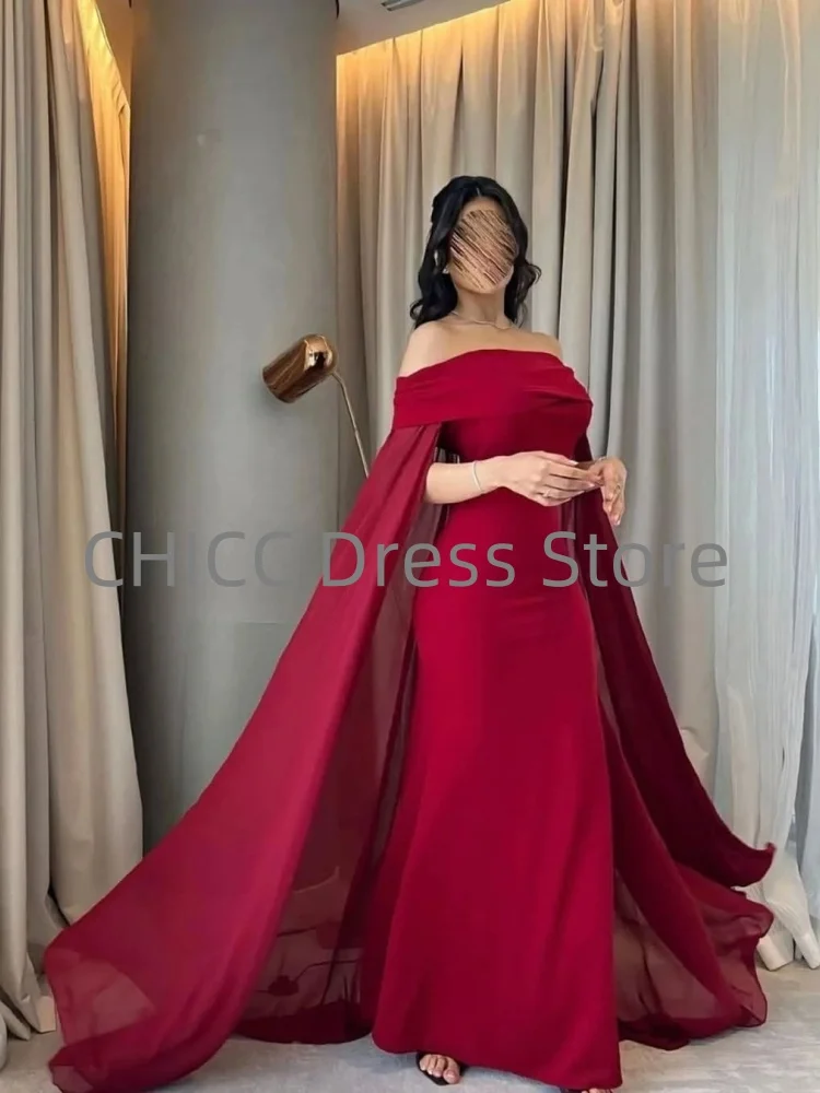 فساتين سهرة عصرية بدون حمالات بدون أكمام حورية البحر سويب تراين أحمر لحفلات الزفاف للضيوف فساتين حفلة موسيقية مخصصة فساتين Sheer