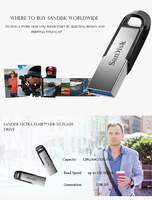 SanDisk USB3.0 High speed 150MB/S Pendrive 512GB 256GB 128GB 64GB 32GB 16GB Metal Flash Drive Storage Device for PC Work Tablet