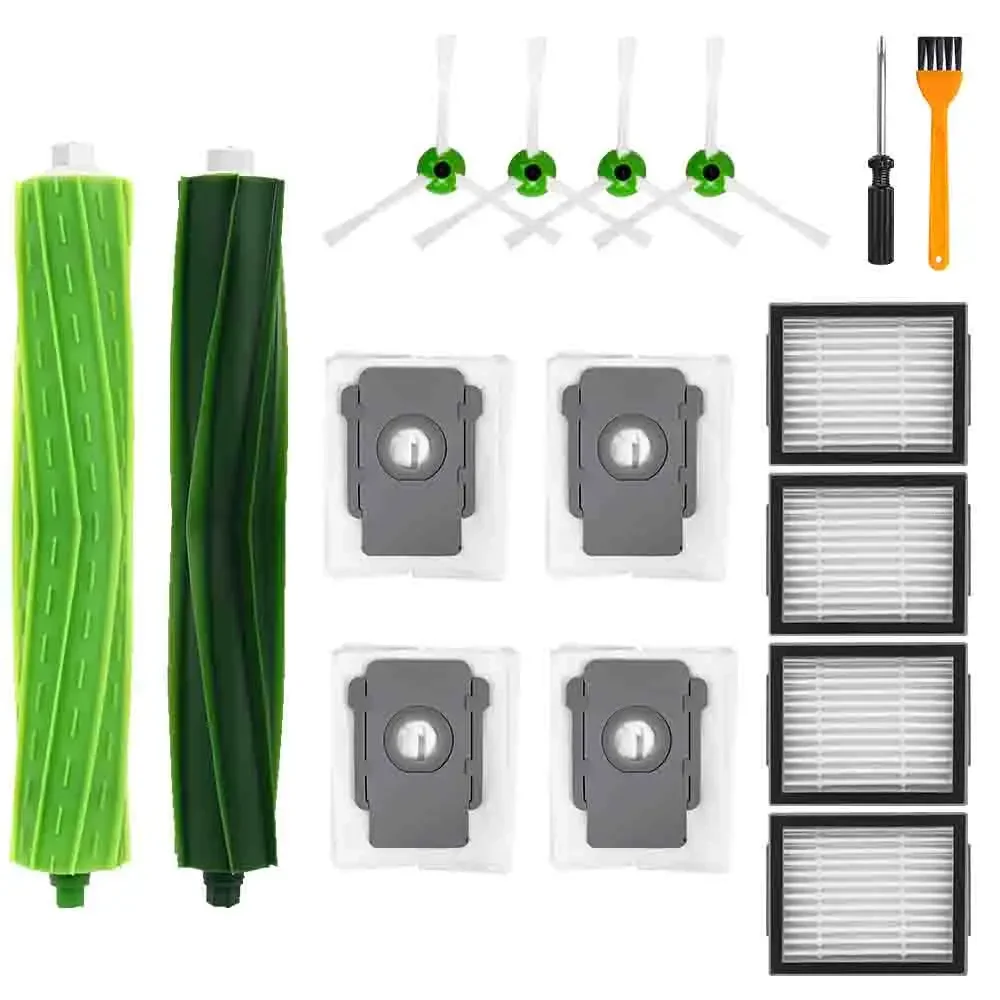 Vacuüm Accessoires Voor iRobot Roomba i3 i3+ i4 i4+ i6 i6+ i7 i7+ i8 i8+ E5 E6E7 Stofzak HEPA Filter Side Hoofdrolborstel Deel - afbeelding 1