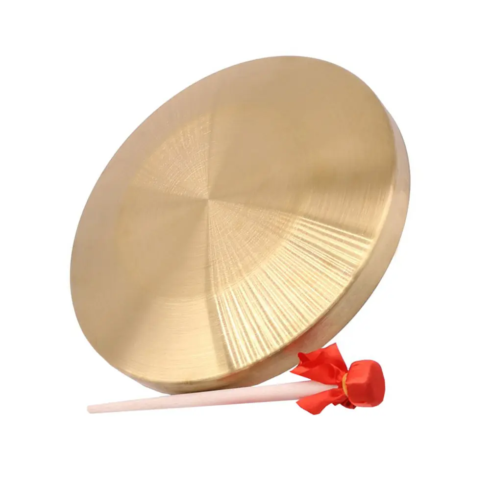 

Медный гонг ручной работы: классический ударный инструмент для праздников, оперных представлений и музыкальных выступлений (китайский гонг)