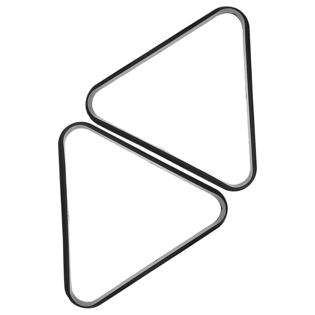 

2pcs Billiard Rack Portable Kids Mini Accessories Billiard Ball Triangles for Pool Table Games Sports Hobbies
