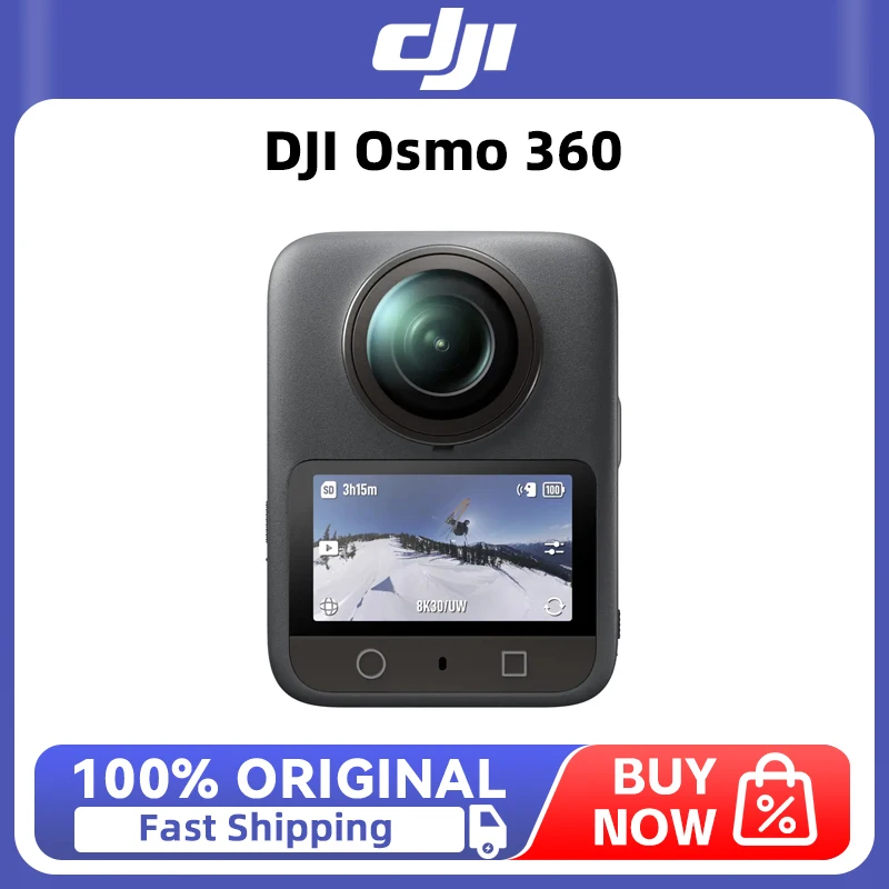 

DJI Osmo 360 Standard Combo 1-Inch 360° Imaging Native 8K 360° Video 4K/120fps & 170° Boost Video Original Brand in Stock