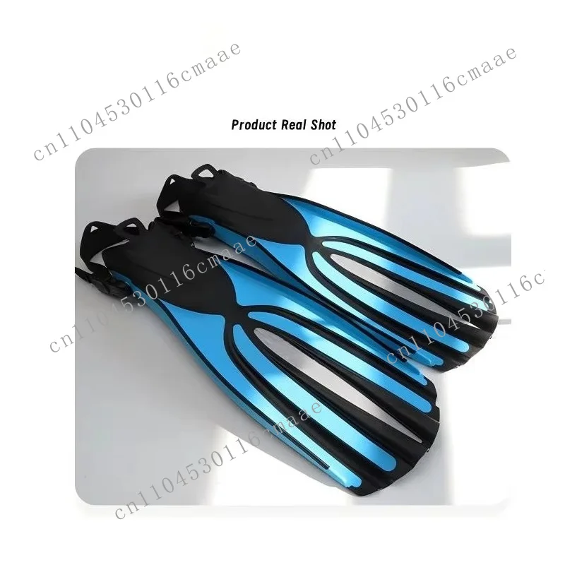 Adult Adjustable Open Heel Diving Fins Long Blade Freediving Snorkeling Swim Fins Scuba Diving Equipment OEM ODM