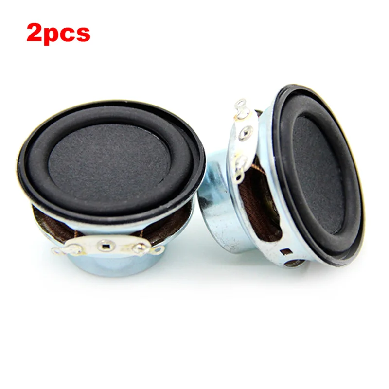 2Pcs Audio Speaker 4Ω 6W 40mm 1.5 Inch Bass Multimedia Speaker Loudspeaker DIY Sound Mini Speaker for Home Theater