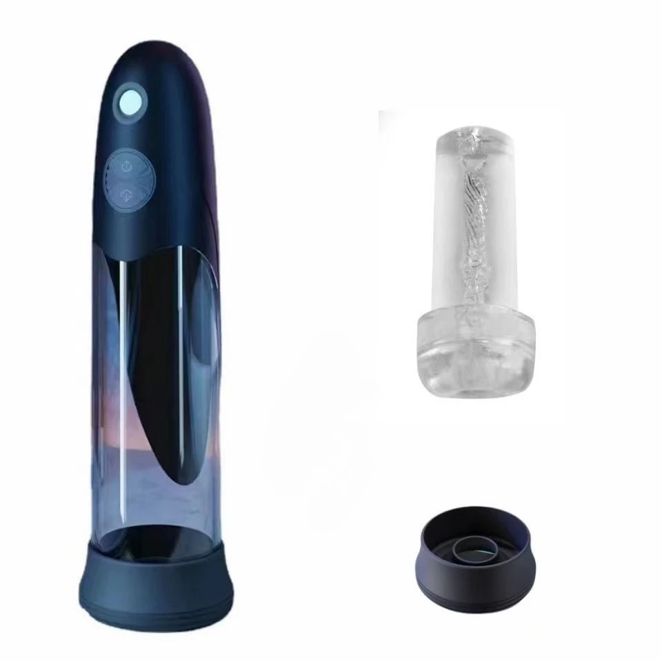 Automatic Waterproof Male Bath Pump Trainer with Hydro Cup, Private Care Massager and Stamina Training Accessories