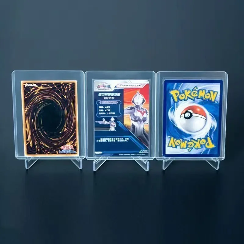 25szt Twarde plastikowe koszulki na karty Ładowarki Wyświetlacz albumów Yugioh Karty Pokemon Handel Folder ochronny Gra Uchwyt na segregator