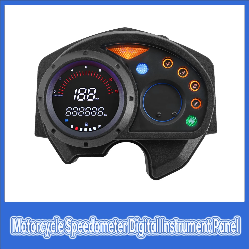 For Honda XRM110 RS125 Digital Instrument LCD Speedometer Touch Adjustment Instrument Panel Motorcycle Instrument Accessories