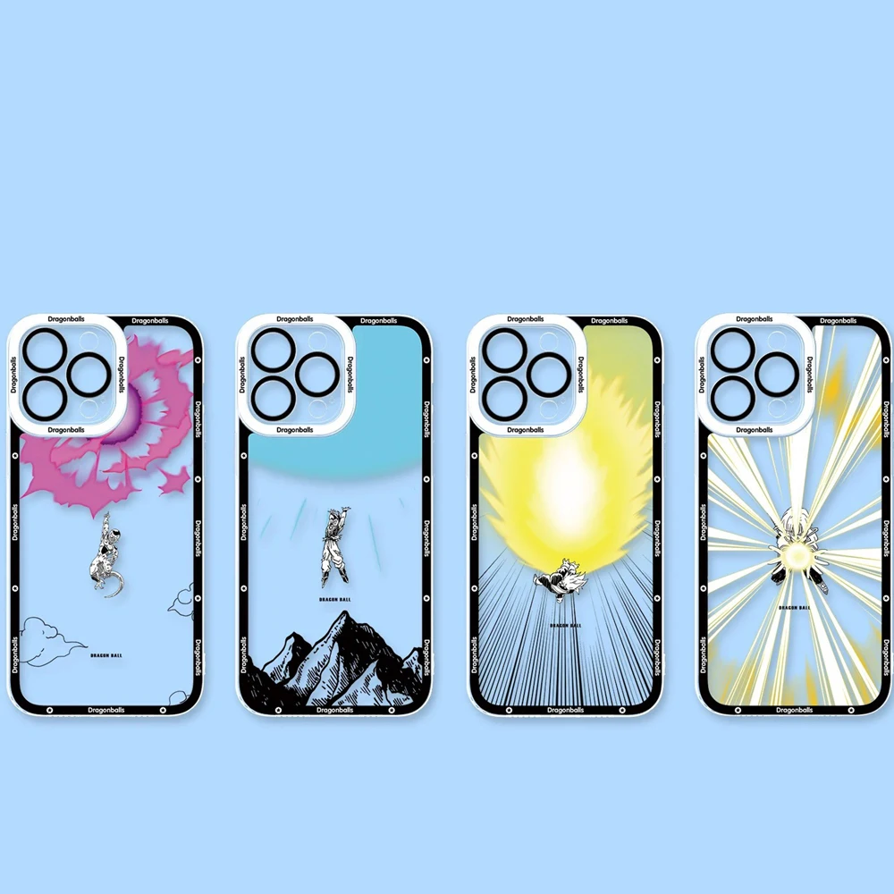 Hot Anime D-Dragons B-Balls Phone Case For Samsung S26 S25 S24 S23 S22 S21 S20 Note20 Note10 Plus Ultra Lite Edge 5G Clear Cover