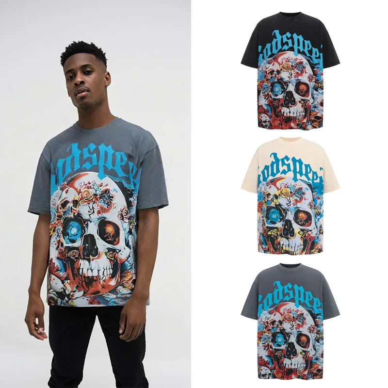 

y2k Men's clothing graphic t shirts Oversized Short sleeve tee cotton summer fashion streetwear new in tops & tees graphic tee