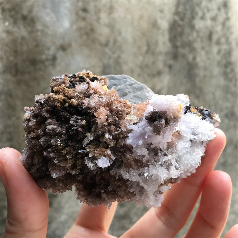 

141g Guizhou Natural Unique Creedite Specimen Crystal Quartz Mineral Cluster Healing Reiki Stones Home Decor Collection