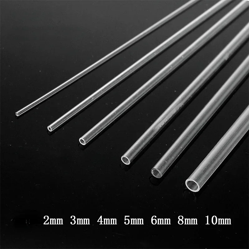 9PCS 100mm Length Clear Acrylic Tube Fish Tank Aquarium Supplies Hydroponics Watering Transparent Plexiglass Pipe OD 5-75mm