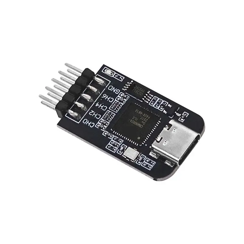 

Анализатор логики ABIJ-Nanodla TYPE-C для отладки микроконтроллеров и FPGA, анализатор протоколов, частота дискретизации 24 МГц, 8 каналов, открытый исходный код