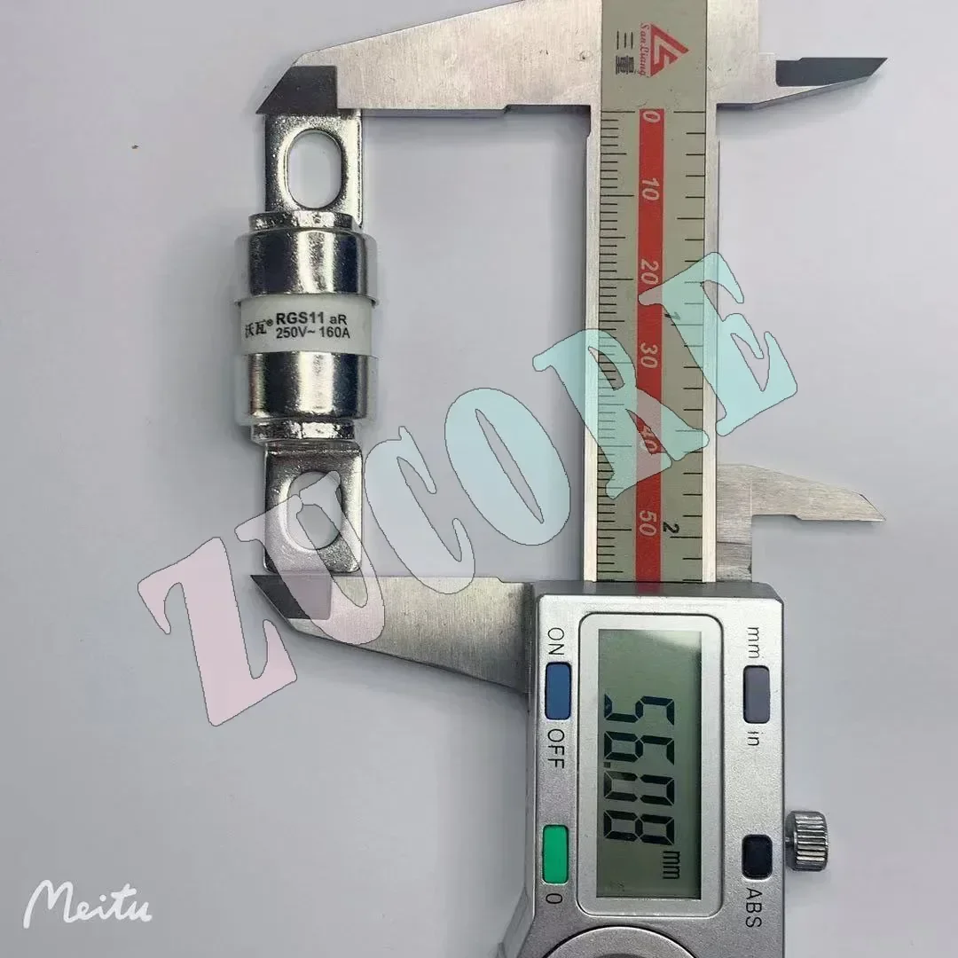 10 قطعة Wowa فتيل سريع RGS11 (CR2L) جميع الصمامات الفضية-50A 80A 100A 125A 160A