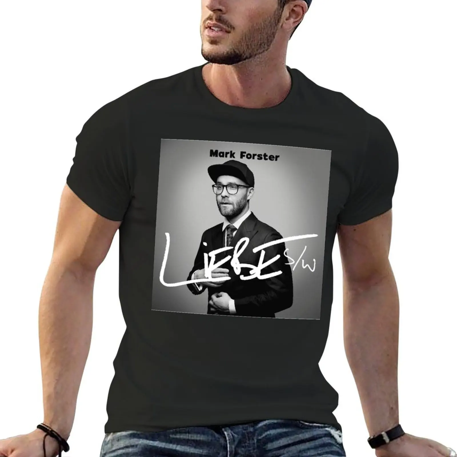 Mark Forster - Liebe Album T-Shirt Blouse man clothes plain white t shirts men