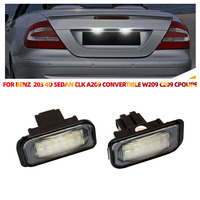 Canbus LED License Number Plate Light Assembly For Mercedes Benz C-class W203 4Door 2001-2007 R230 W209 C209 A209 SL CLK Class