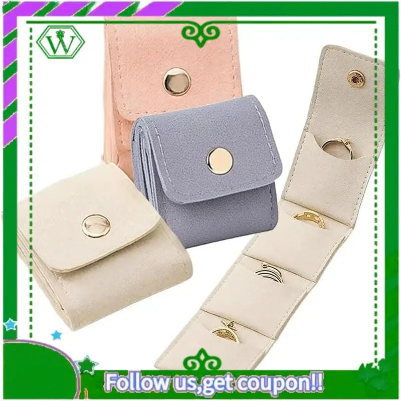 

A18P-Portable Mini For Travel Essential Jewelry Bag(3PCS), Portable Jewelry Organizer Case For Travel- Earrings, Rings Included