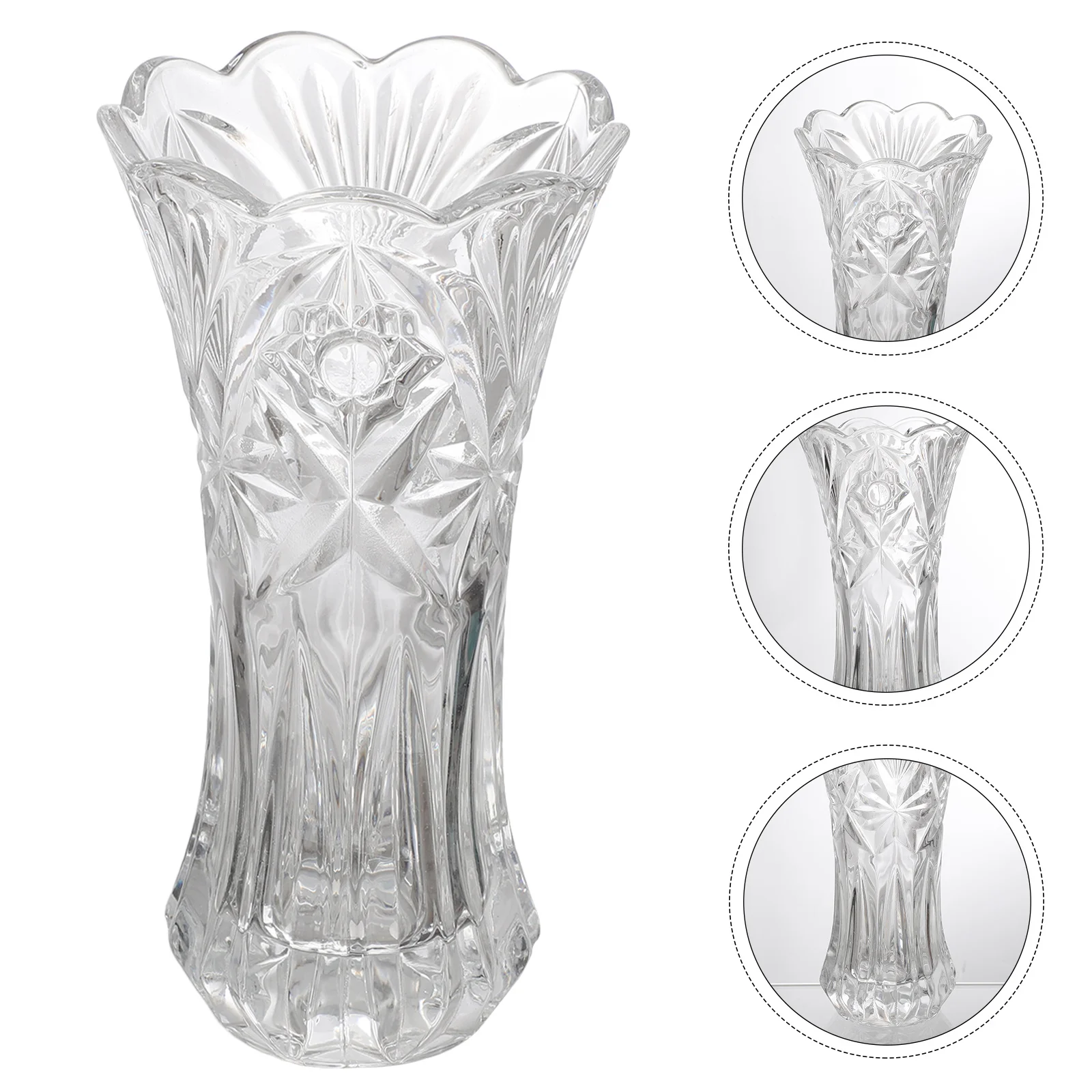 

Wedding Vase Ornament Decorative Home Glass Hydroponic Vintage Flower Retro Ornaments