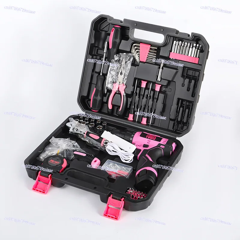 

Manufacturer supplies hardware toolbox set, car home vice wrench, home improvement electric drill combination tool