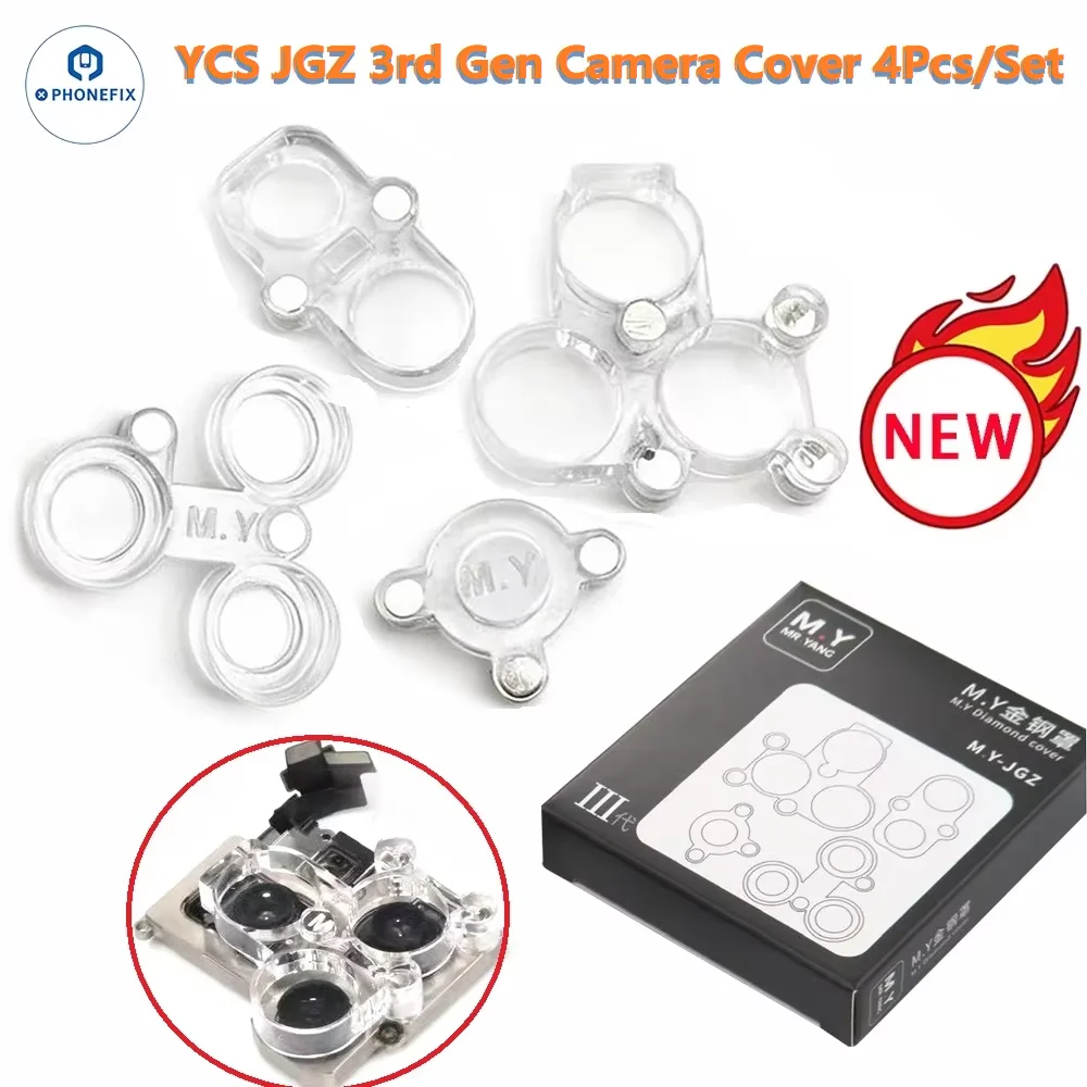 

YCS Mr Yang 3rd Gen Professional Phone Camera Lens Magnetic Cover for iPhone 6-17 Pro Max Rear Camera Dust Proof Protector Tools