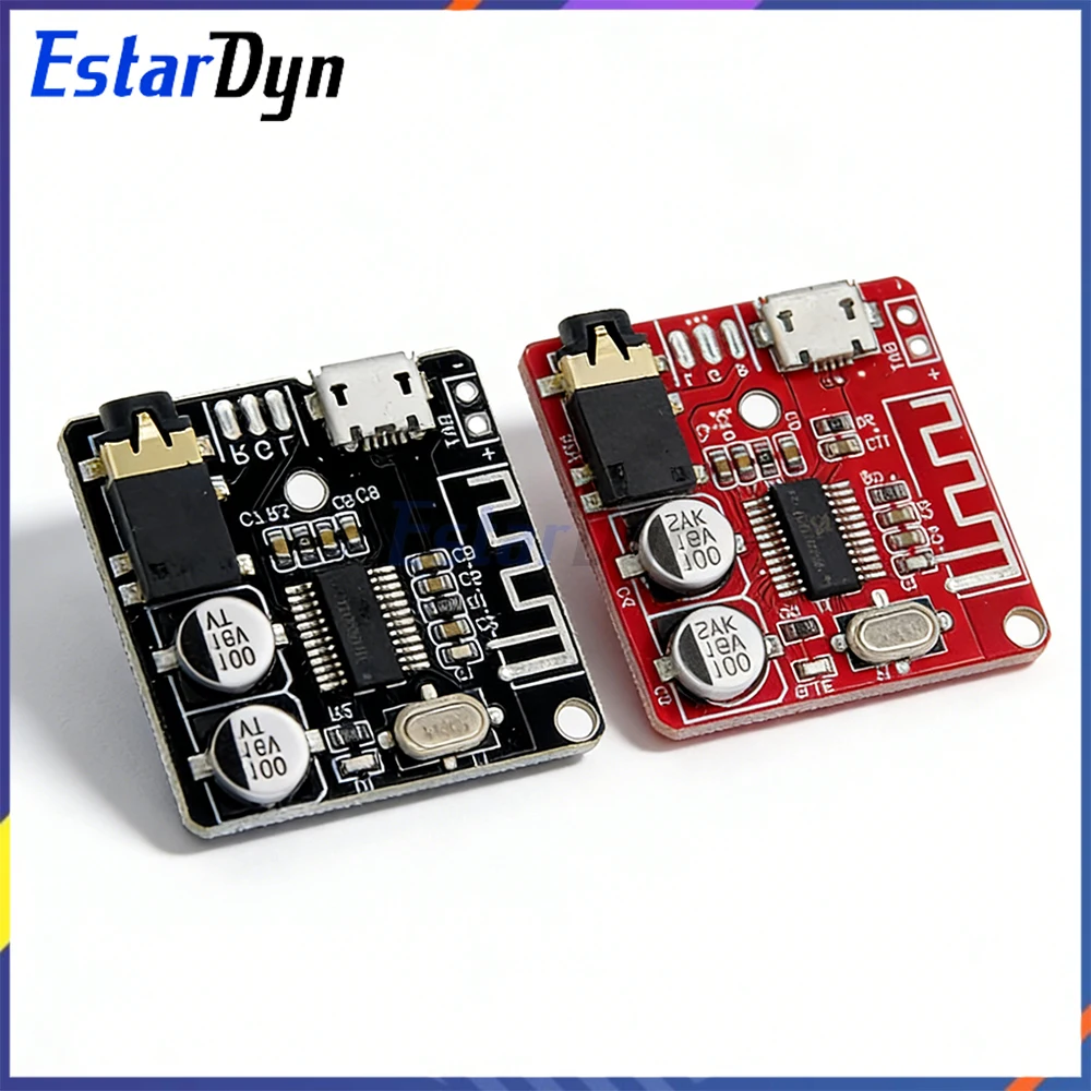 Bluetooth 5.0 Audio Receiver Module, MP3 Decoder Board with AUX TF Card USB Playback for Car Home Stereo Speaker DIY