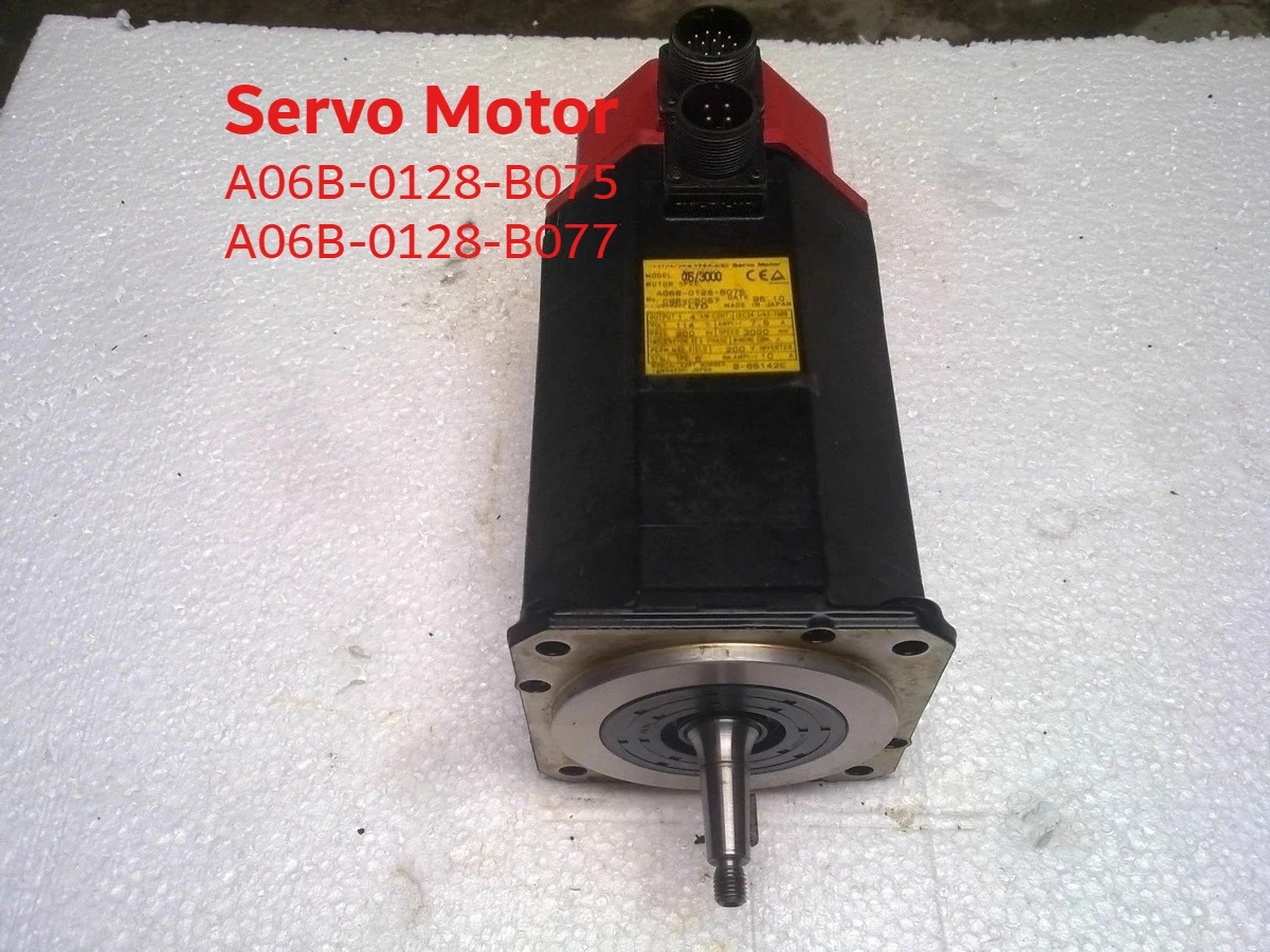 

Used A06B-0128-B075 A06B-0128-B077 For Fanuc A06B-0128-B075 AC Servo Motor