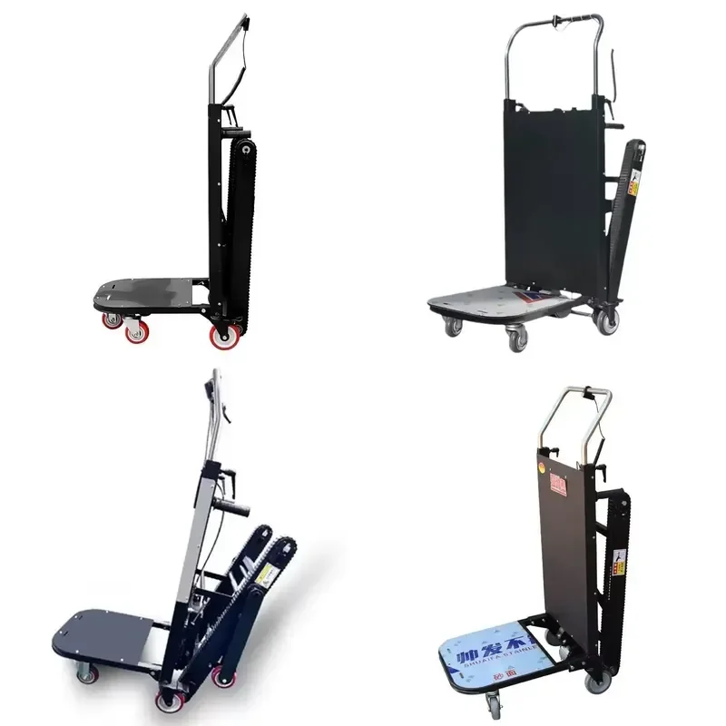 Portable 250kg Customized Support Hand Truck Aluminum Electric Dolly Stairs with Crawler-type Stair Climbing Trolley for