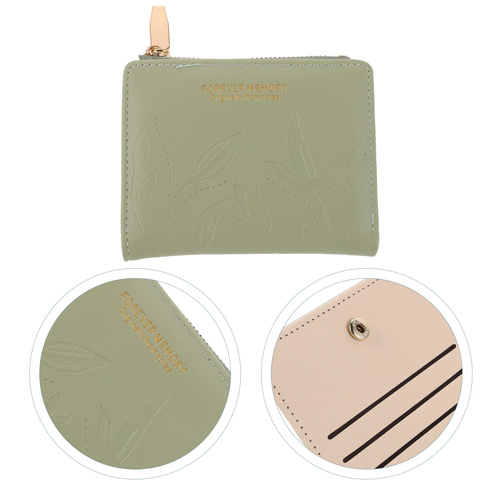 

Cute Wallet For Women Large Capacity Bifold Mini Zipper Coin Purse Lightweight Multi Pocket Small Pouches Travel Daily Use Pouch