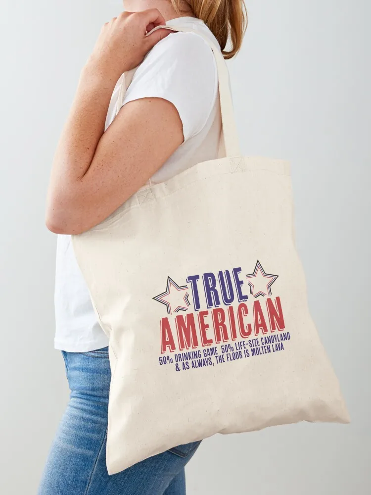 

True American New Girl Tote Bag tote bags cloth bags Eco bag Shopper handbag Shopper bag