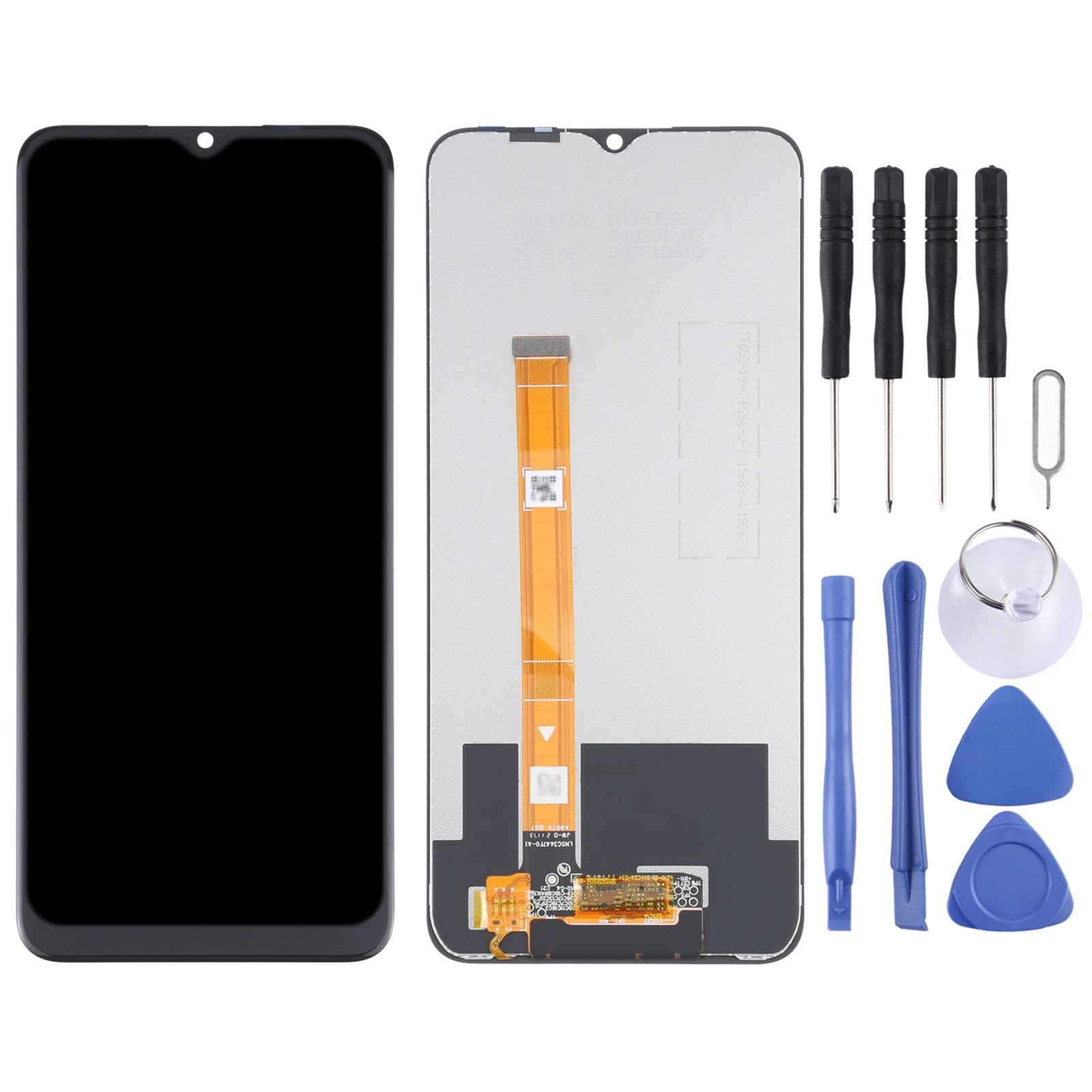 LCD Screen and Digitizer Full Assembly for OPPO Realme 7i (Global) Phone Display LCD Screen Repair Replacement Part