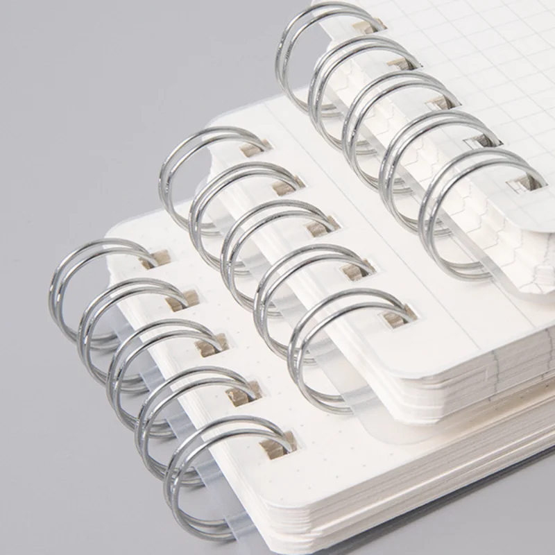 80 Sheets Mini Coil Pocket Notepads Portable Mini Notebooks Creative Student  Sketchbook Korean Stationery