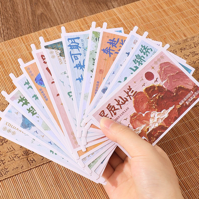 2026 ภูมิทัศน์ในฝันใหม่ไม้ปฏิทินตั้งโต๊ะแบบใช้มือหมุนเฉิงเฟิงโปหลาง,ซินยูซานไห้สไตล์โบราณ