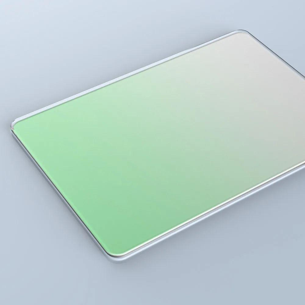 Acrylic Mouse Pad Costom Gradient Office Gaming Mouse Pad 350x25x7mm Large Glass Table Mat Esports Desktop Keyboard Accessories