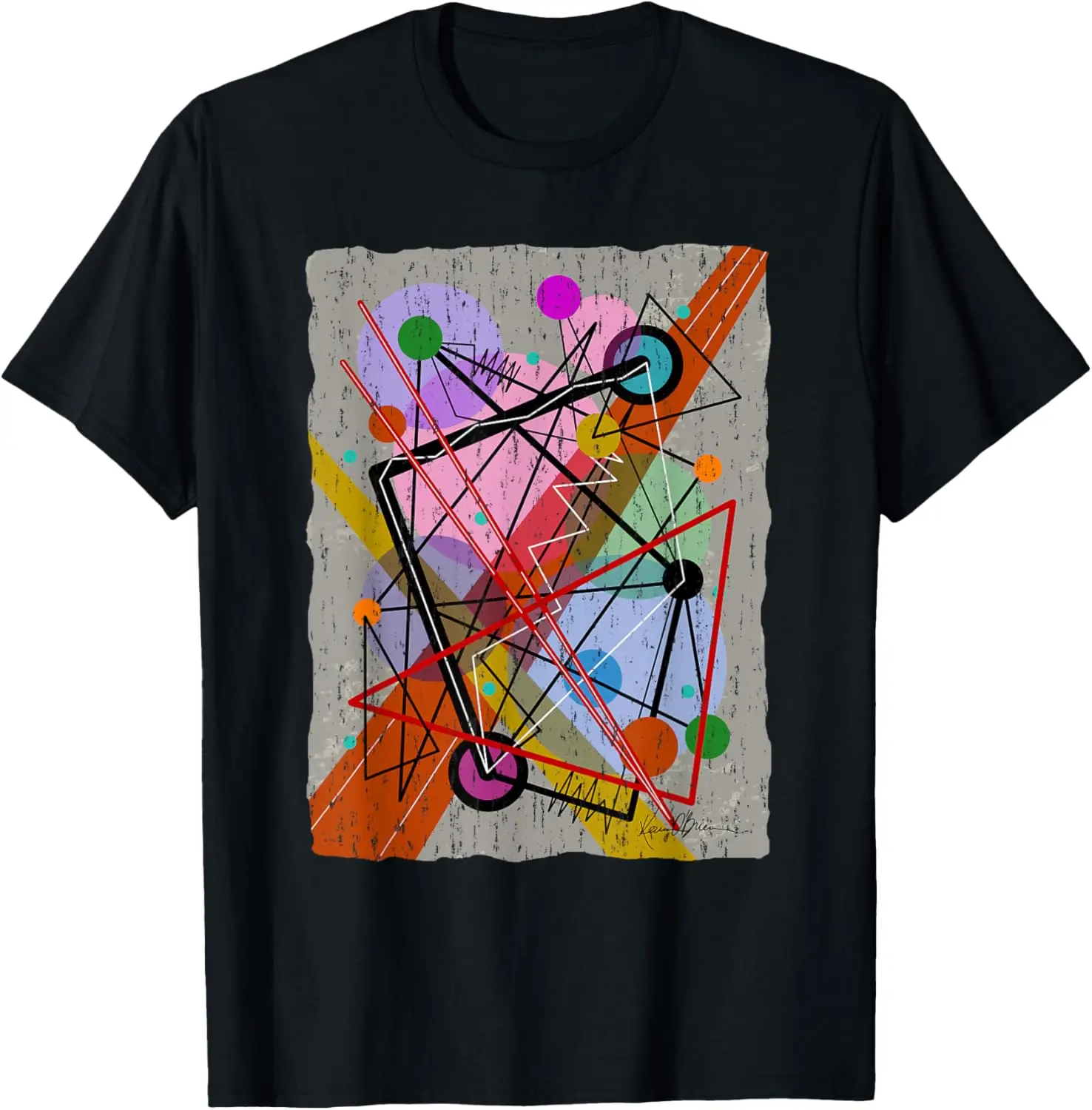 Original Art Shirts Style by Kandinsky Mid Century Bauhaus T-Shirt