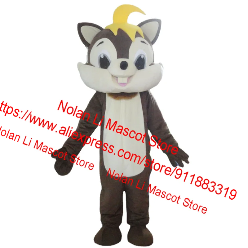 Hochwertige erwachsene Größe Eva Material Helm Eichhörnchen Maskottchen Kostüm Cartoon Set Geburtstags feier Maskerade Cosplay Geschenk