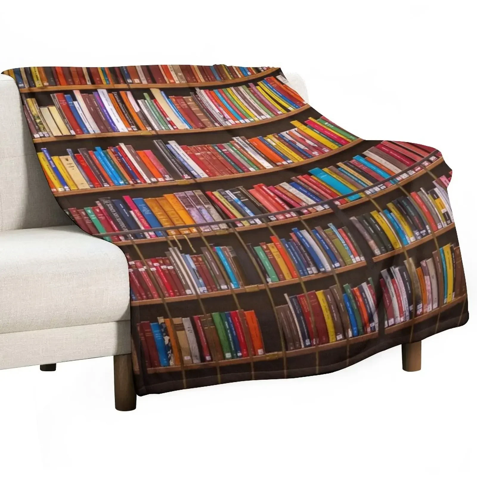 

Bookworm Antique book library, vintage book shelf Throw Blanket For Baby Weighted Blankets