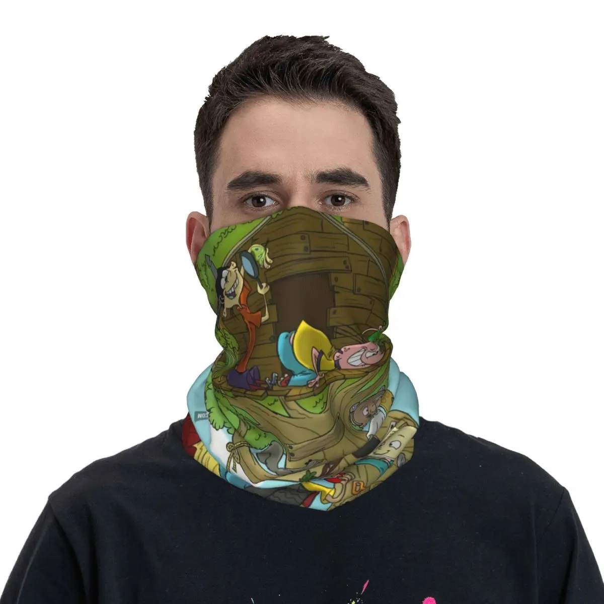 Climb A Tree Scarf Neckerchief Neck Face Mask Polyester