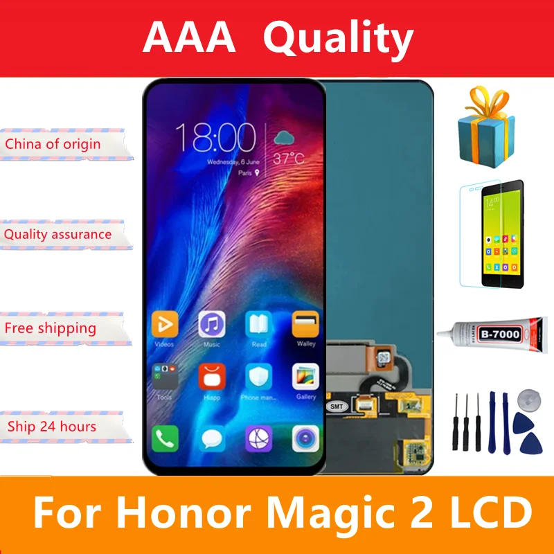 

100% Tested Screen For Huawei Honor Magic 2 LCD Display Touch Screen Digitizer Assembly For Honor Magic2 TNY-AL00 Screen