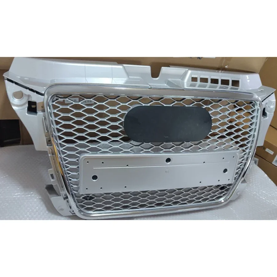 For RS3 Style Front Sport Hex Mesh Honeycomb Hood Grill For Audi A3/S3 8P 2009 2010 2011 2012 2013