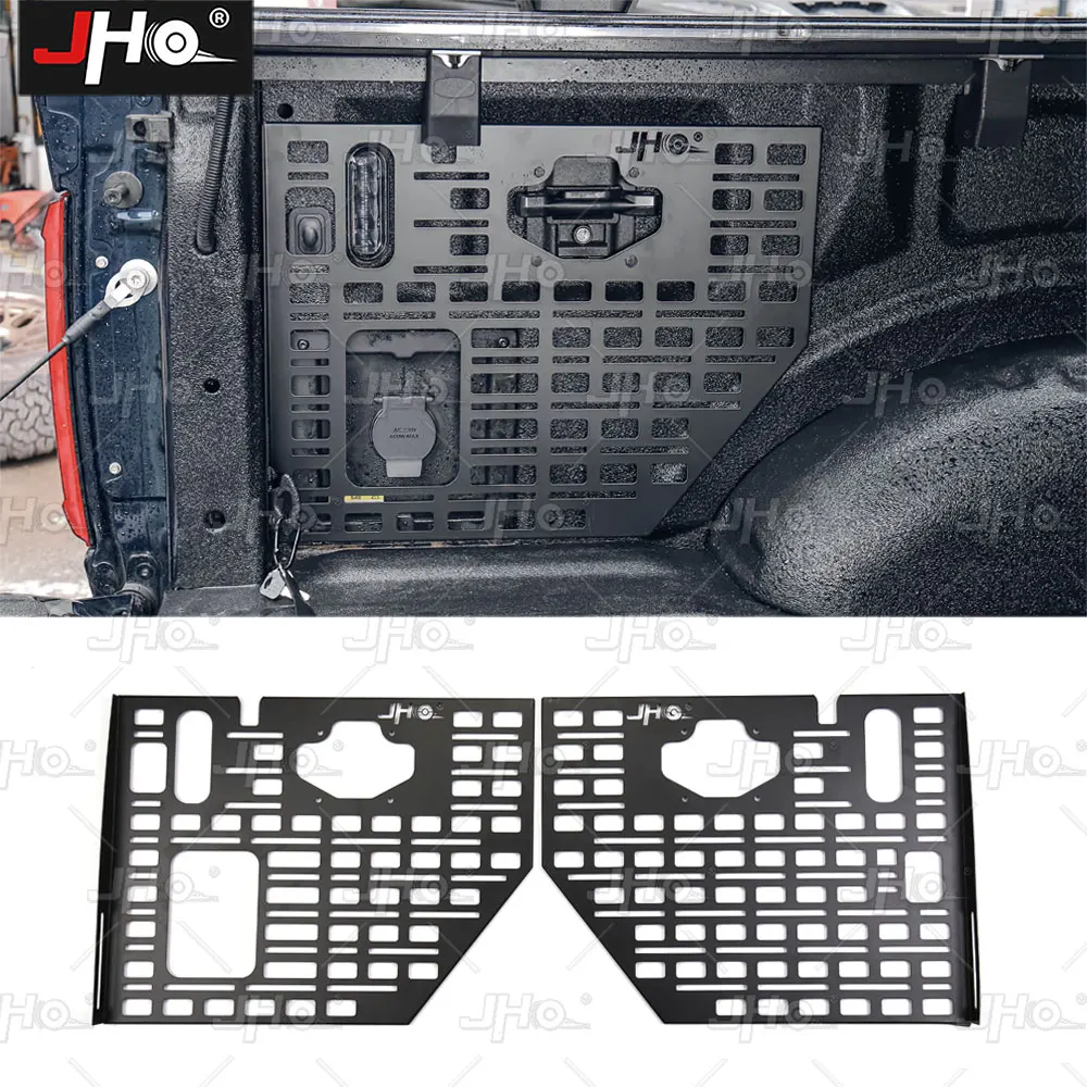 

JHO Rear Trunk Expansion Shelf Multifunct Organizer Luggage Storage For Ford F150 Raptor 2022 2023 2024 Gen3 Pickup Accessories