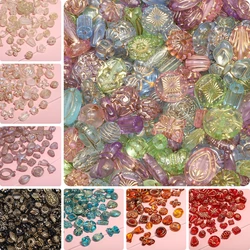 50g Multiple Classical Beads Acrylic Pendant Spacer Beads for DIY Bracelet Beaded Material Jewelry Making Accessories Supplies