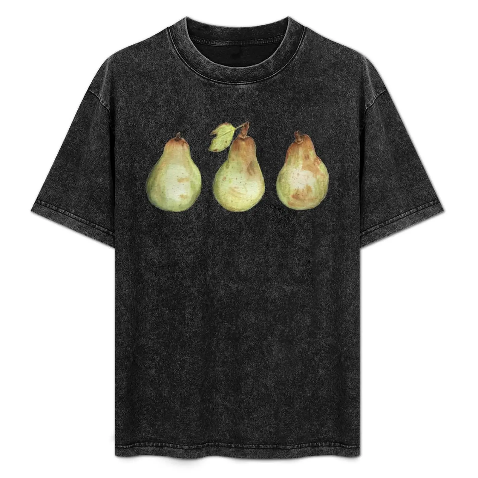 

3 Pears From My Garden T-Shirt All Weather Casual Short Sleeve