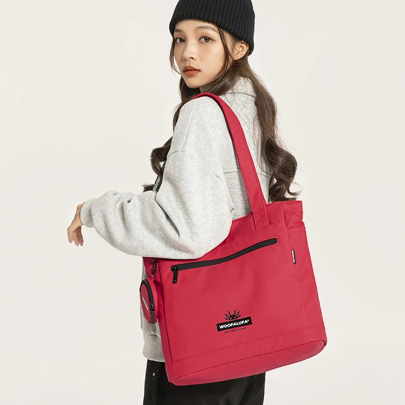 

ex Waterproof Tote Bag Fitn Swimming Yoga Bag Faionable oulder Bag Handbag Casual Nylon Material Zipper Closure