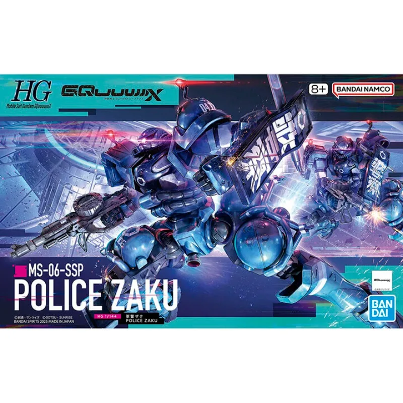 

In Stock Model BANDAI Assembly HG 1/144 GQUUUUUUX Military Police Zaku