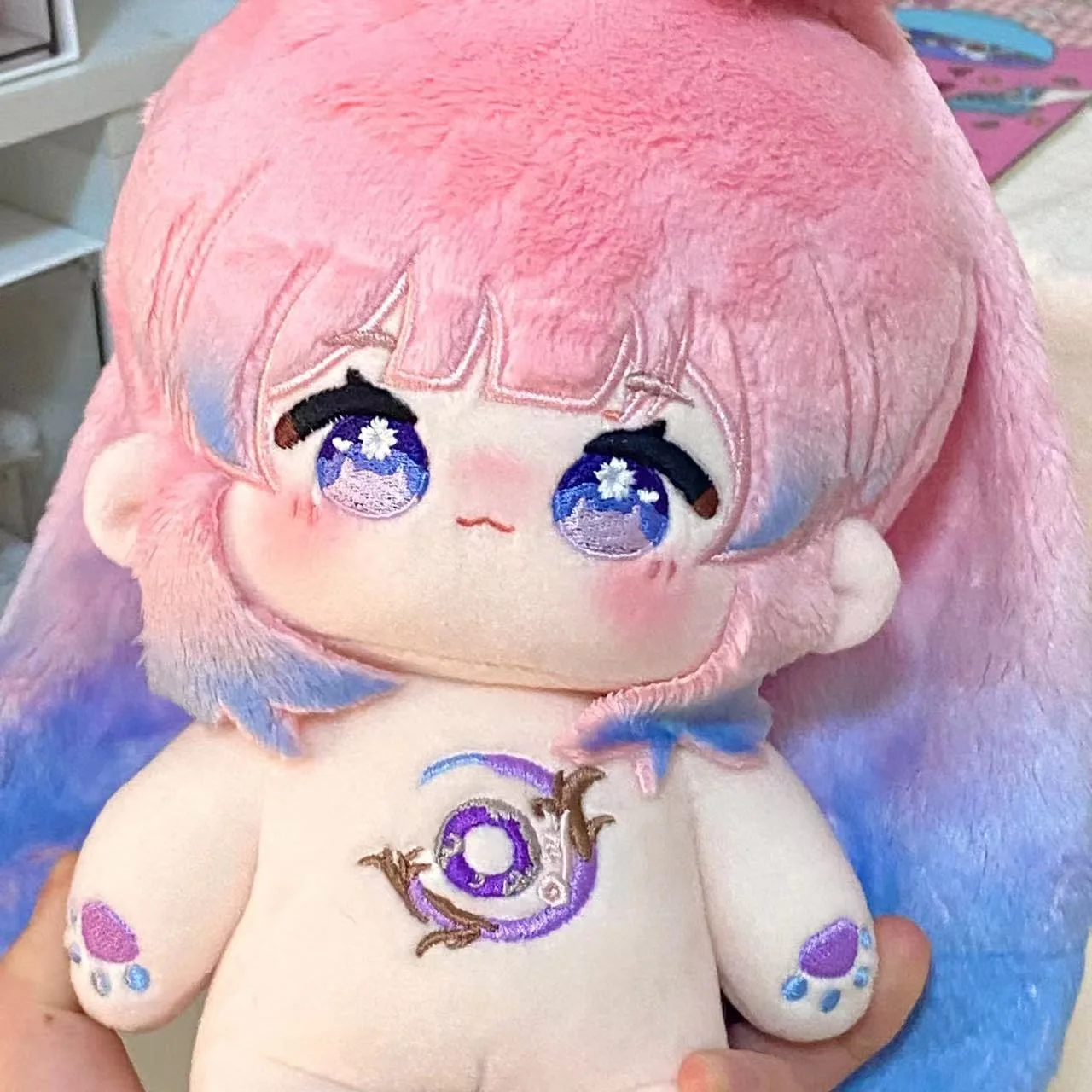 Cosmile Game Genshin Impact Sangonomiya Kokomi 20cm Plush Doll Toy Body Cosplay Cute Gift No Attribute C PDD Limited