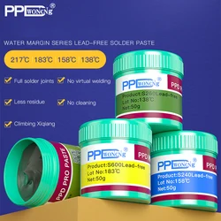 PPD Lead-free Solder Paste Low Medium High Temperature Melting Point 138 158 183 217°C Welding Flux For BGA Rework Station