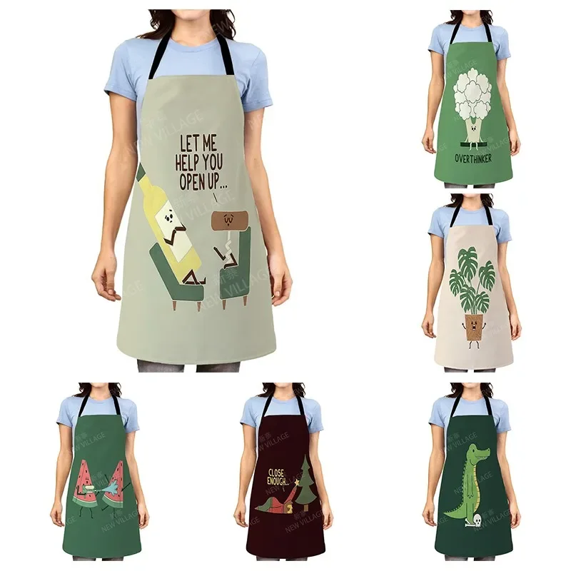 Aesthetic Women kitchen apron kids original Children Waterproof girl princess waiter work apron oil proof cartoon kawaii cute