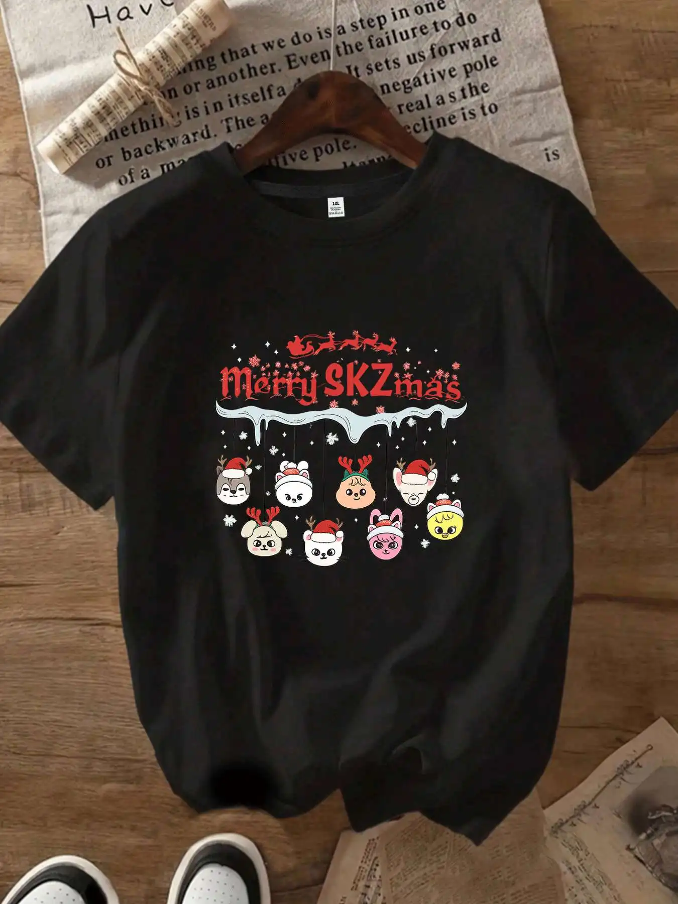 

【WEN336233】 Женская футболка больших размеров с круглым вырезом и короткими рукавами, эластичными половинными рукавами и модными принтами