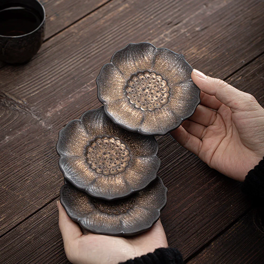 

Elegant Cup Pad Coaster Retro Coasters Style Mat Stylish Vintage Tea Tray